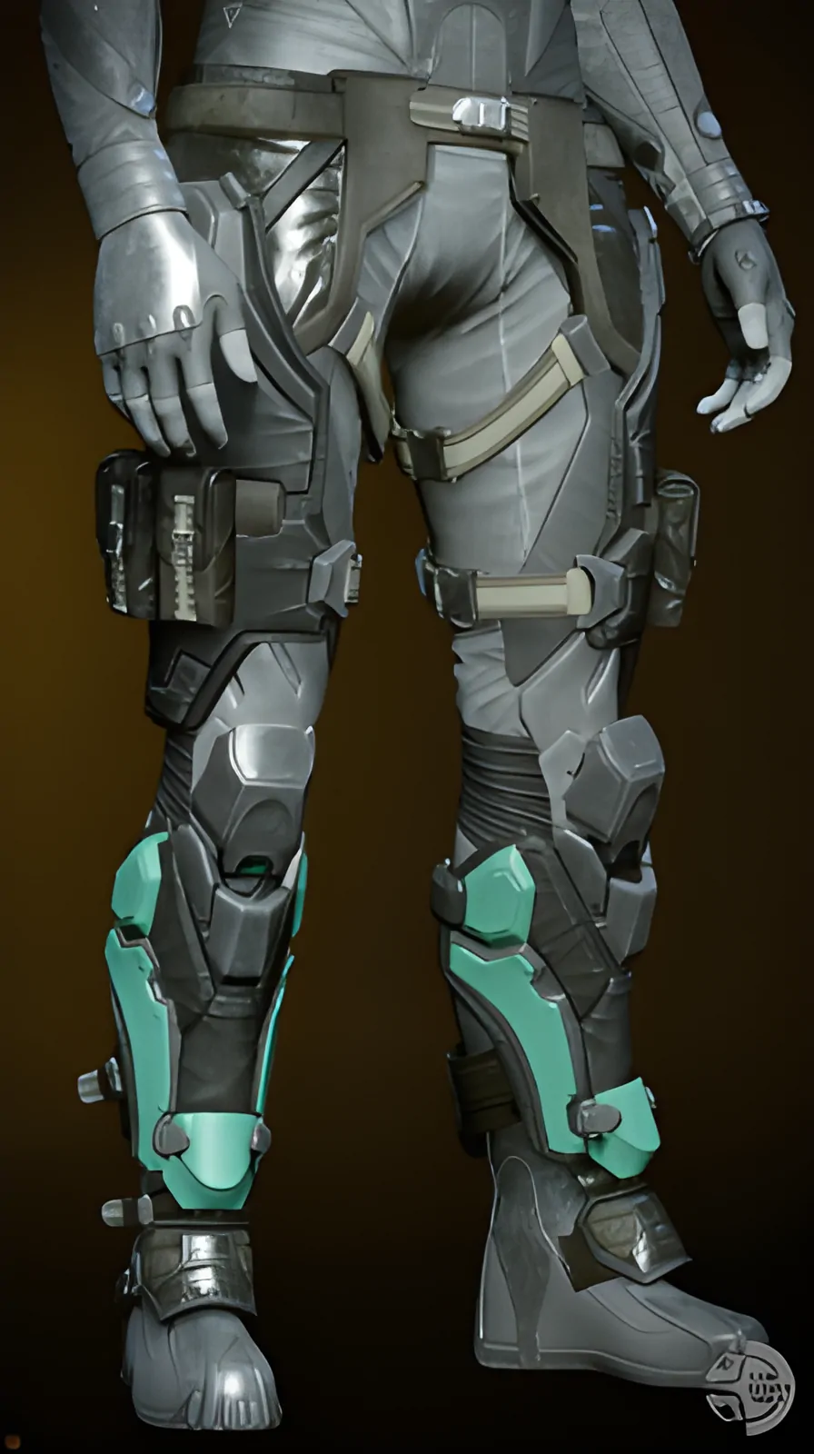 TrueDef-Pro Legs Aqua/Black