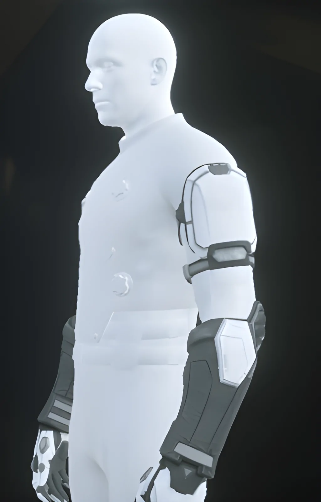 Enlarge TrueDef-Pro Arms White/Silver/Grey