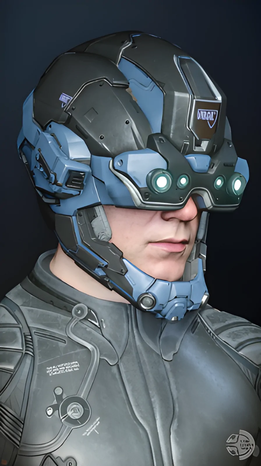 Enlarge Argus Helmet Black/Silver/Blue