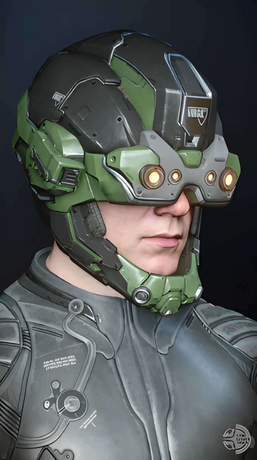 Enlarge Argus Helmet Grey/Green